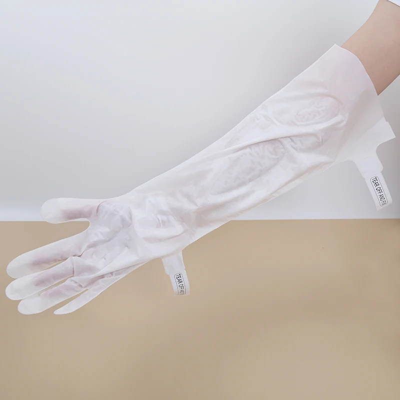 Private Label Whitening Long Hand Mask Soft Repairing Glove Moisturizing Korea-Hand-Mask Oem/Odm
