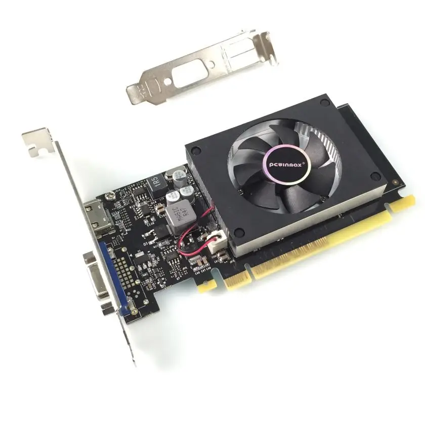 PCWINMAX OEM Support Geforce GT 710 730 1030 Low Profile 1GB 2GB 4GB Graphics Video Card Original GPU for Office Desktop