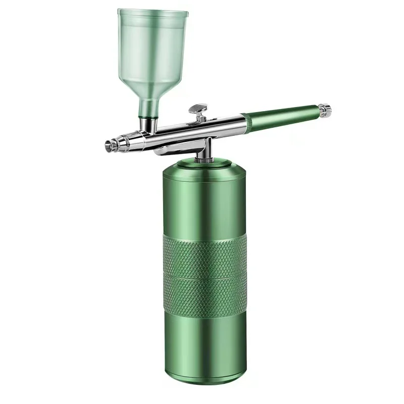 OEM/ODM Private Brand Airbrushing Auto Stop Dual Action Spray Gun Airbrush Kit with Compressor For Eyebrow Tattoo Nail Airbrush