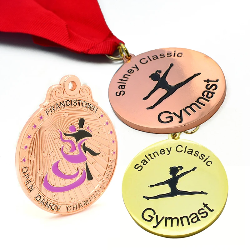Medal Supplies Personalized Custom Competition Cheerlead Latin Dance Ballet Figure Skating Medal Gymnastics Medals