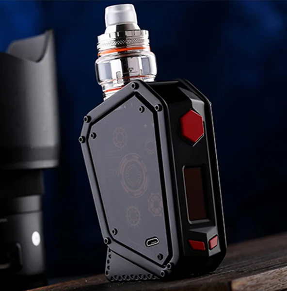 
2021 Wholesale Instock 4ml atomizer 200W Mod Vaping e-cigarette devices tc kit vape quick shipping 