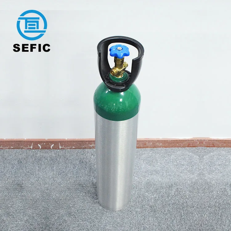 DOT TPED Material Aluminium balloon helium gas cylinder 1L-50L custom Aluminum Cylinder Medical Oxygen Cylinder