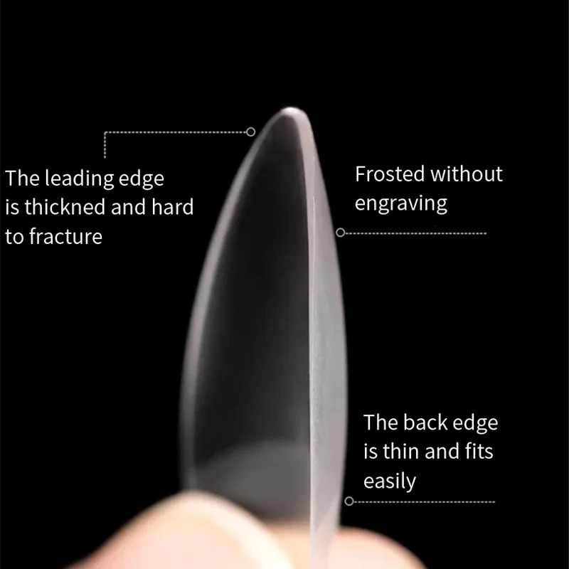 Bellinails 500pcs/Box Transparent Extension False Curved Gelly Tips Nail Products And Nail Care Soft Gel Nail Tips