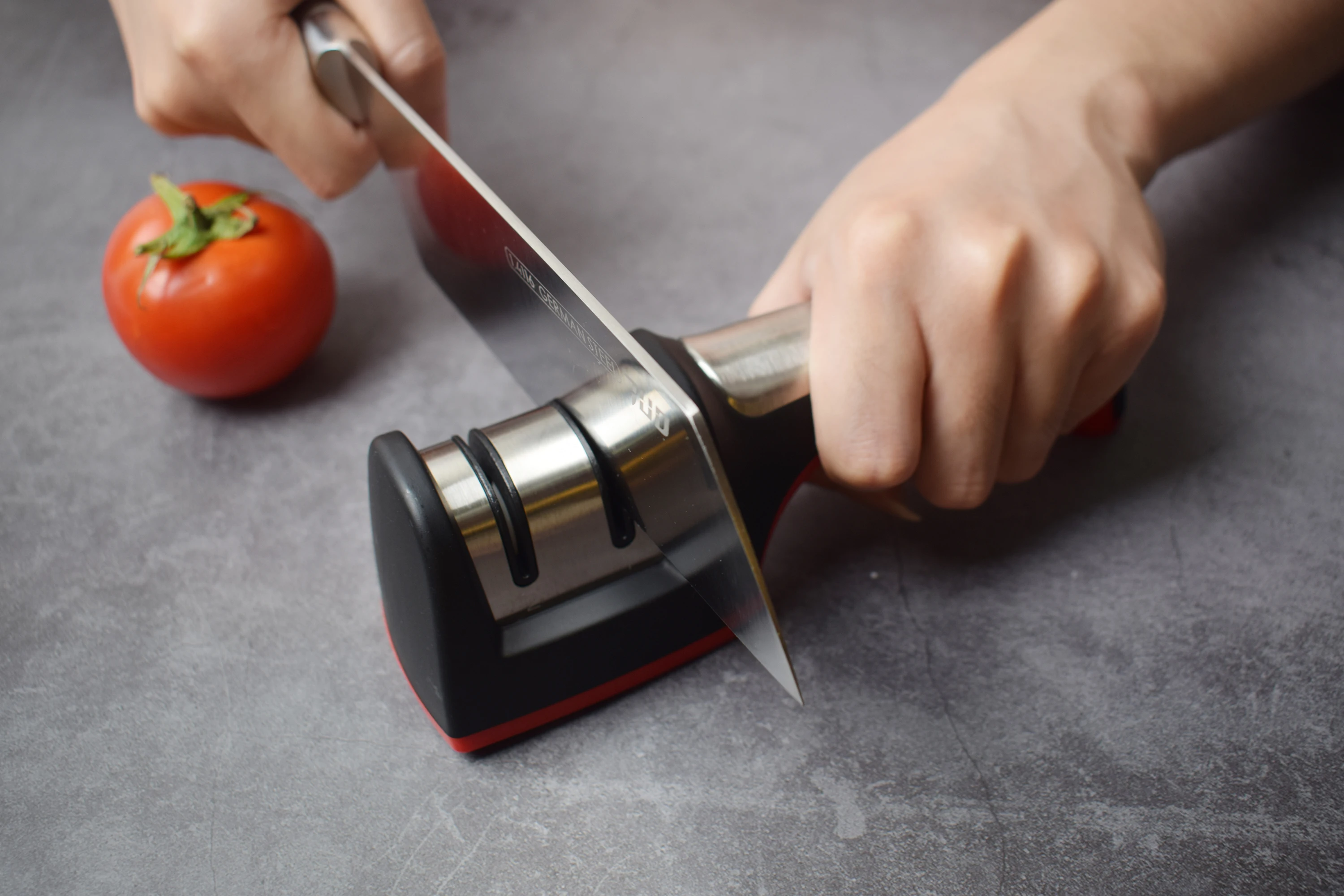 Kitchen Accessories portable New model 2 Stages  Knife Sharpener Stone for Knives