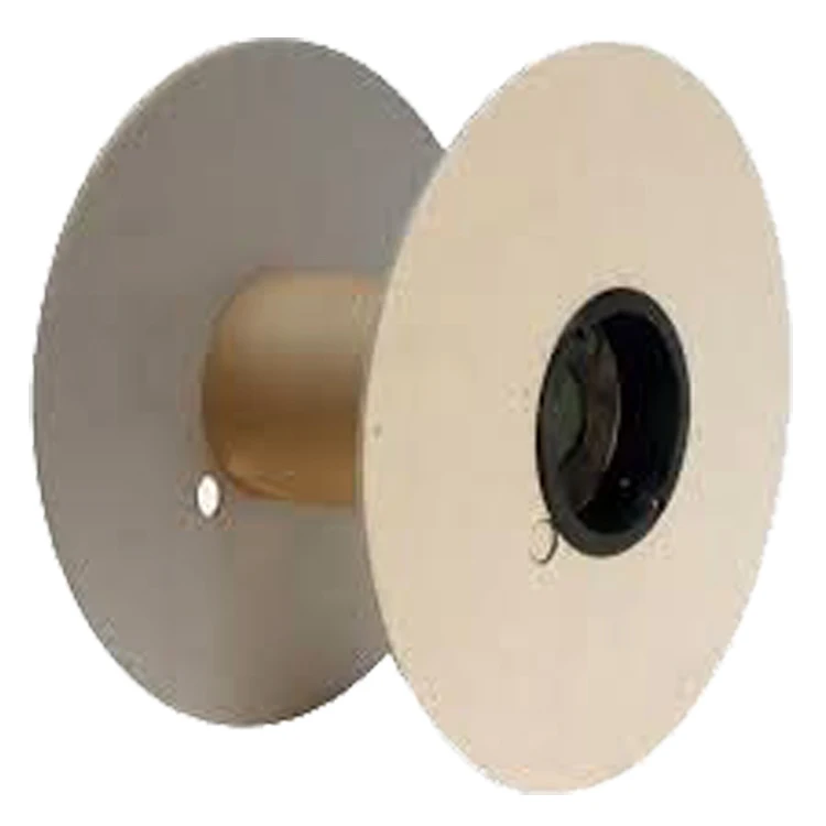Eco friendly 7 inch cardboard bobbin spool hand reels paper cable reel for rope wire webbing
