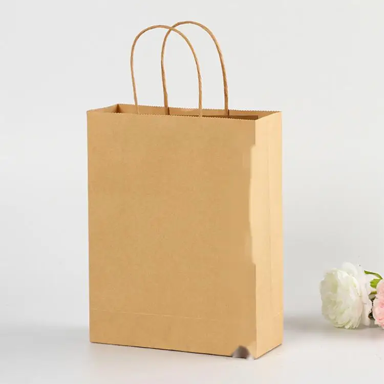 
shopping bags washable kraft paper tote bag paper bags 