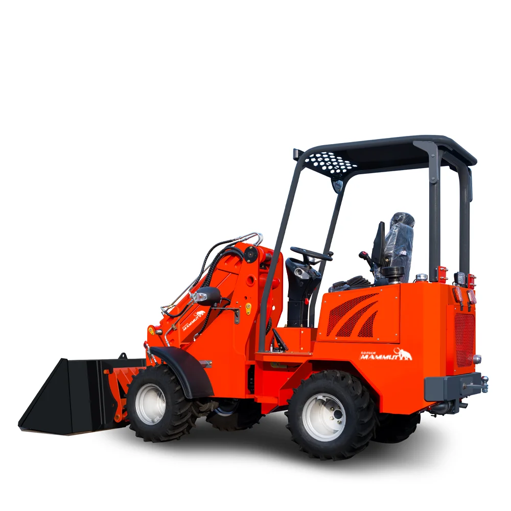 EURO 5 Mini Loader 1 2 3 Ton Dealer TL1000 Hydraulic China Telescopic 4x4 Diesel Front Wheel Loader For Sale