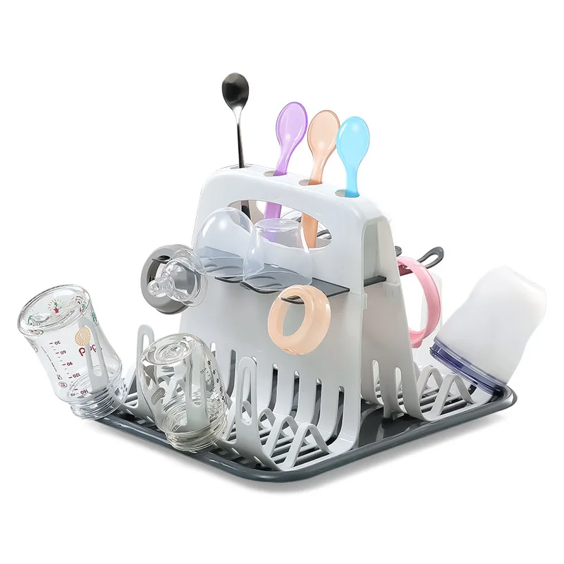 Spot wholesale new detachable newborn bottle drying rack cup drying rack portable baby bottle rack