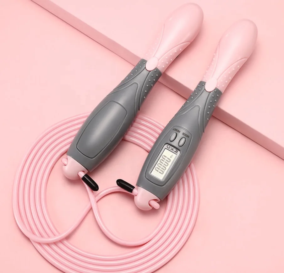 Dongguan PVC Digital Electronic Smart Skipping Rope With Digital Counter PVC Smart Chinese Digital Jumping Ropes Fitness