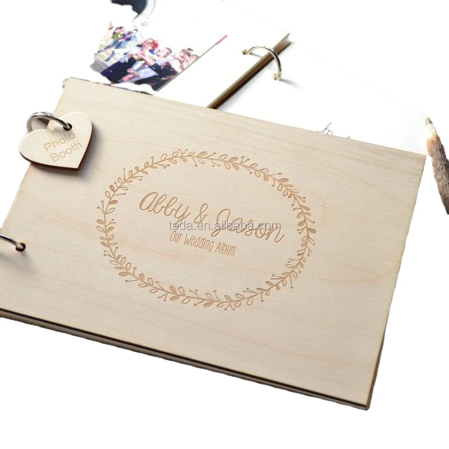 Wedding Book Wood Cover book type photo album