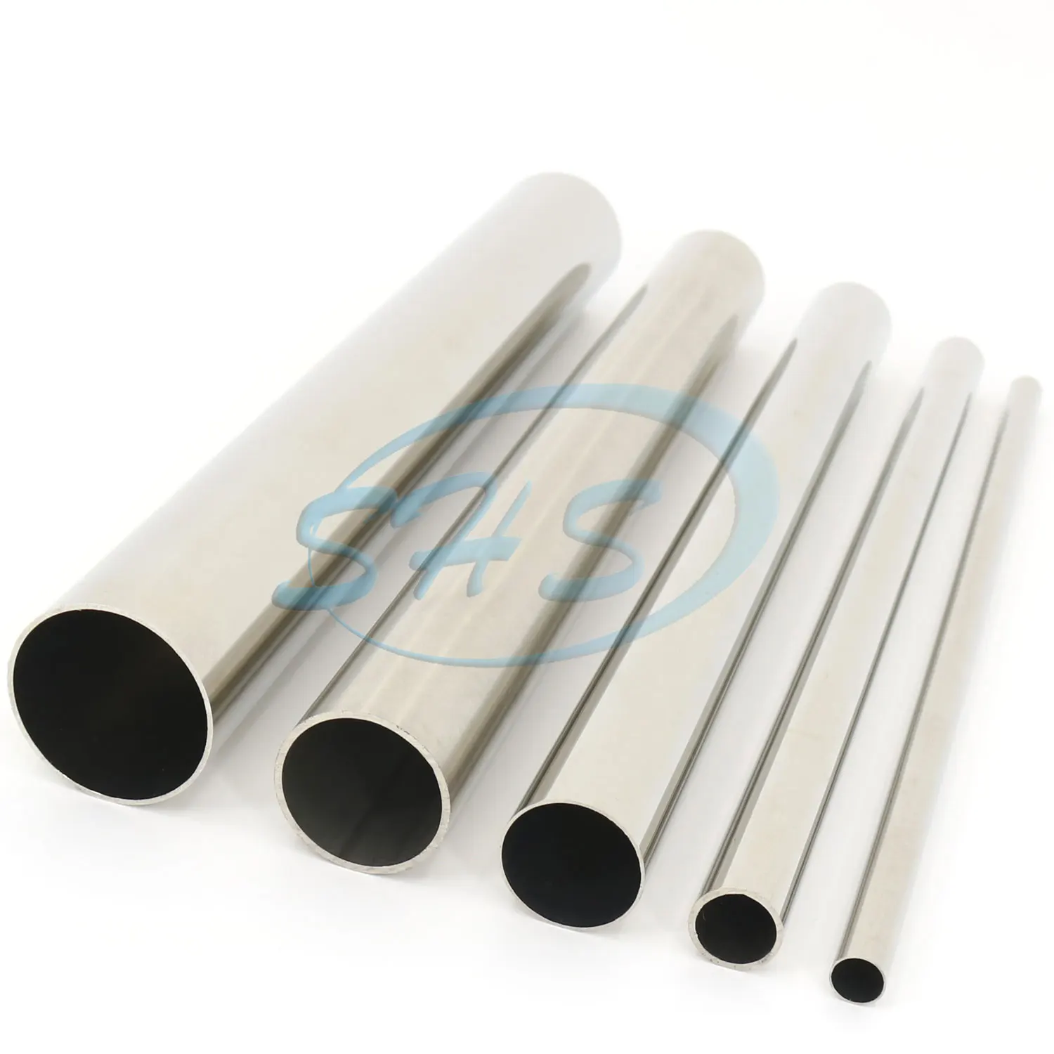 Round Tube 304 201 316L Welded Stainless Steel Small Pipe with Polishing Finish for Construction Decoration Moto Accessories ERW