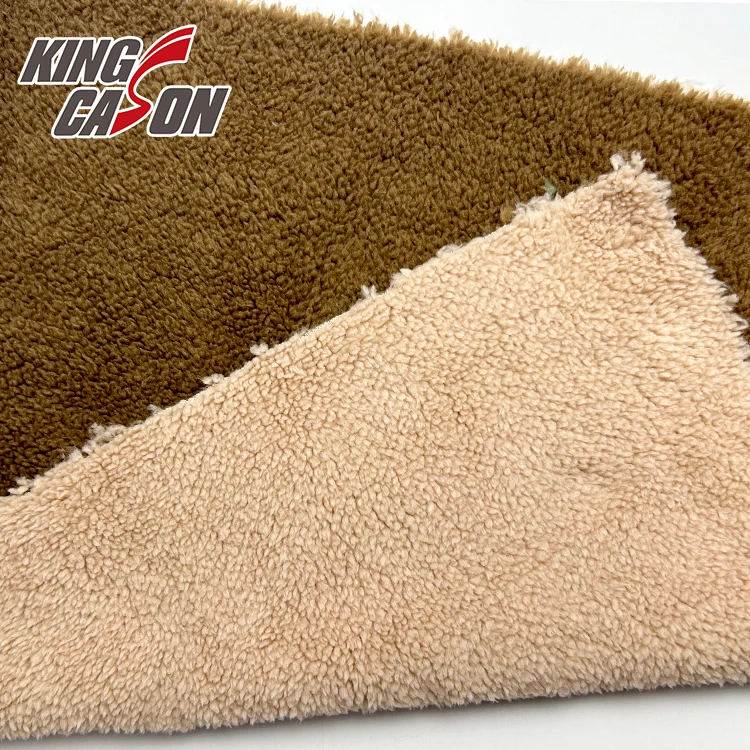 100% Polyester Sherpa and Sherpa Bonded Jacquard New Type Fabric For Blanket Pillow cover Toy Home Textile