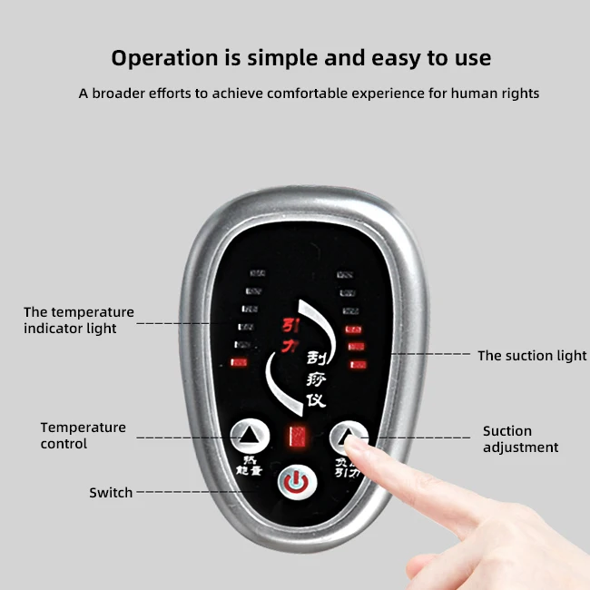 GUA SHA Smart Massage Glass Therapy Cupping Massage Instrument