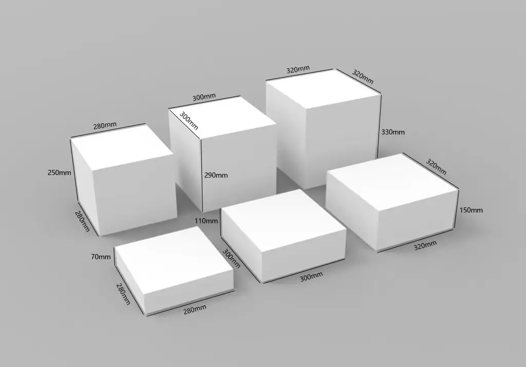 Buffet Food Dessert Catering Stand Risers Acrylic Display Racks For Wedding Cake Stand Box