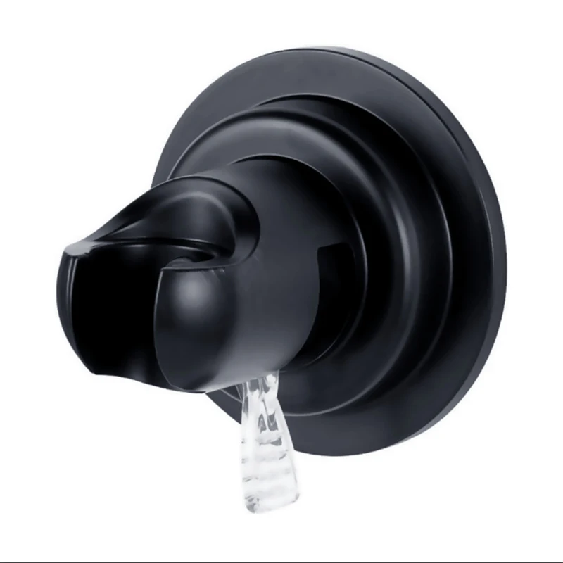 Bathroom Adhesive Vacuum Suction Cup Shower Bracket Wall Mount Universal Removable Suction Cup Shower Head Holder Rack