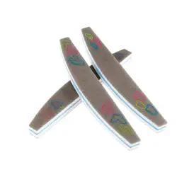 HappyLife профессиональная губка с напечатанным логотипом на заказ, инструменты для дизайна ногтей, светящийся буфер, пилка для ногтей