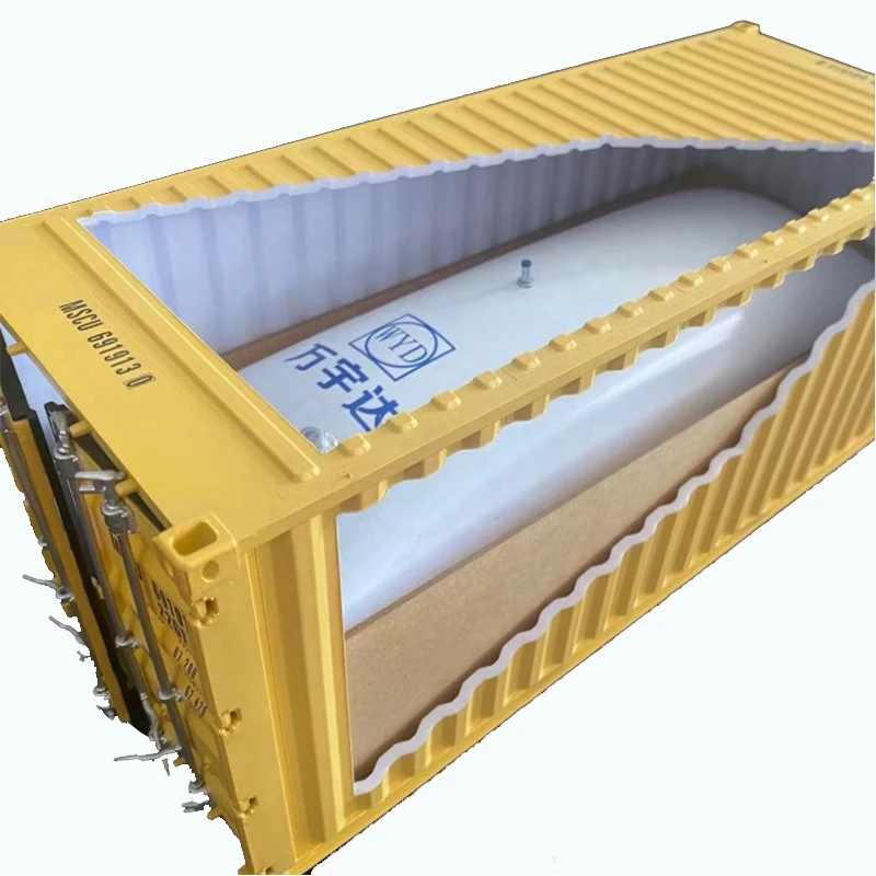 Packaging Logistics  22 Tones Edibale Oil Transportationin Container Flexitank Flexibags 24000l