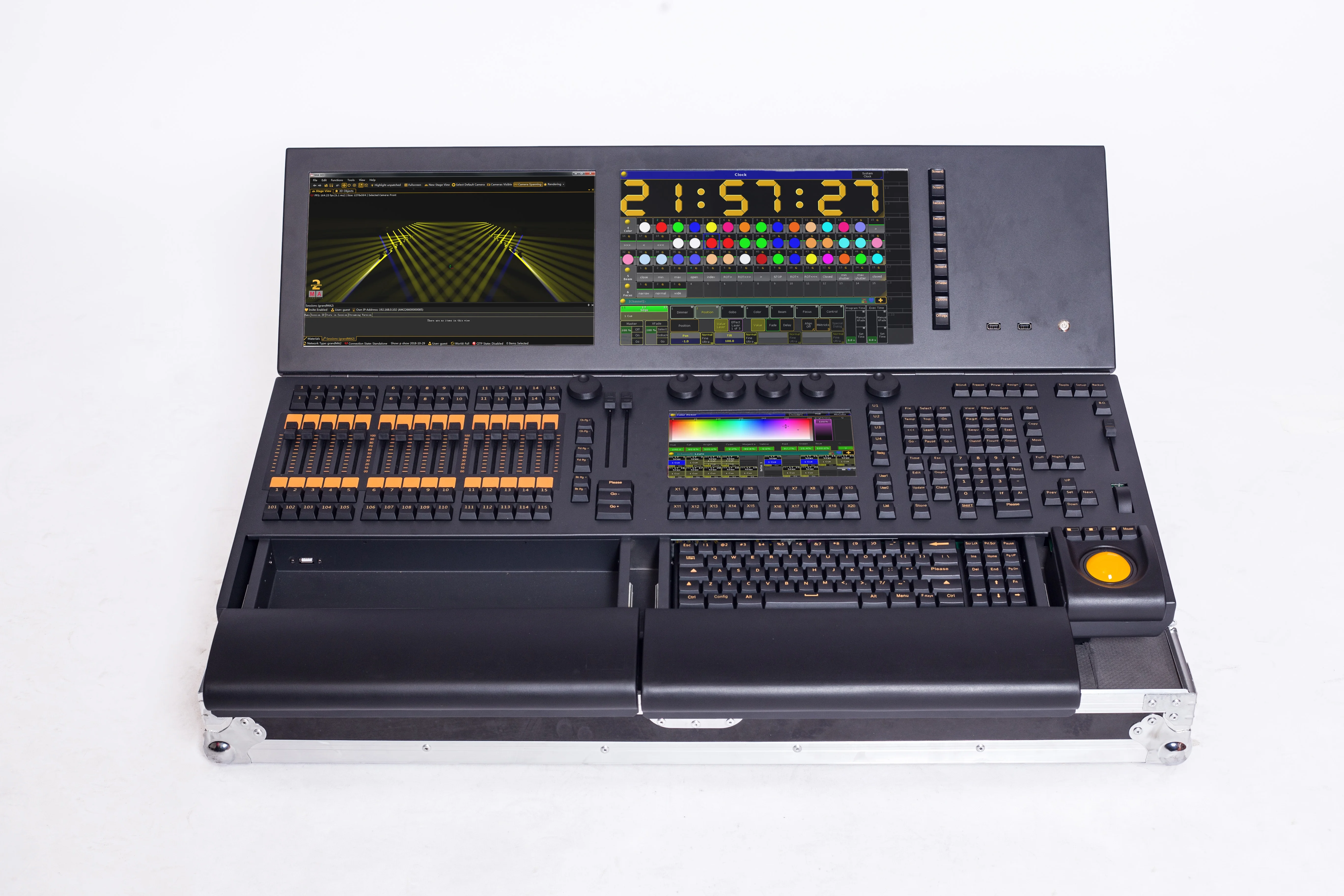Factory Wholesale DMX512 Controller Grand MA2 Lighting Console with Windows10 system For dj Party Wedding