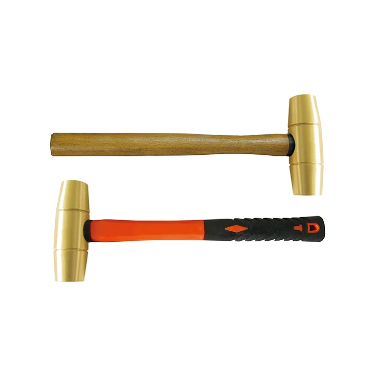 Неискрящиеся инструменты, латунный молоток, ручка из стекловолокна 1 фунт