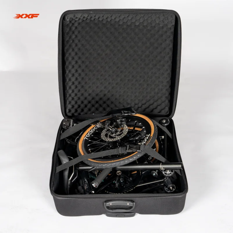 Factory Hard Folding Bike Case Transport Box for Folding Bikes Bike luggage Travel Bicycle accessories