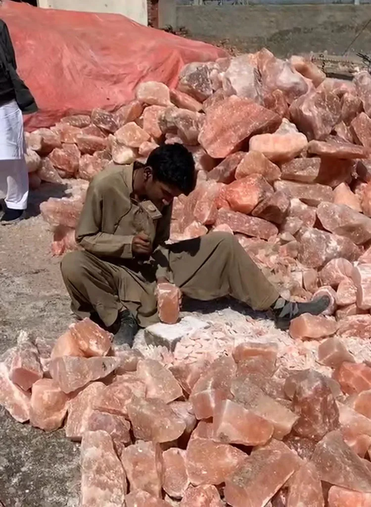 2-3kg Natural Himalayan Licking Salt for Livestock and Pets - Mineral Supplement for Cattle, Horses, and Cow