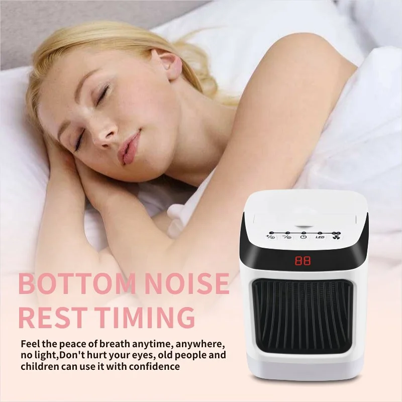 Mini Indoor Home Use Portable Electric Heating Fan with Thermostat