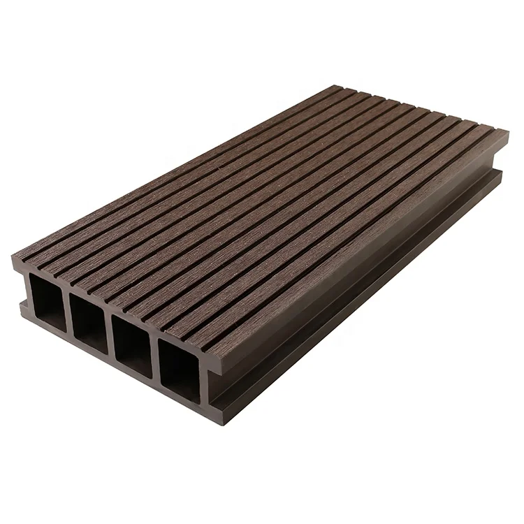 Most popular wpc product in asia surface 140*40mm wooden deck boards timber flooring
