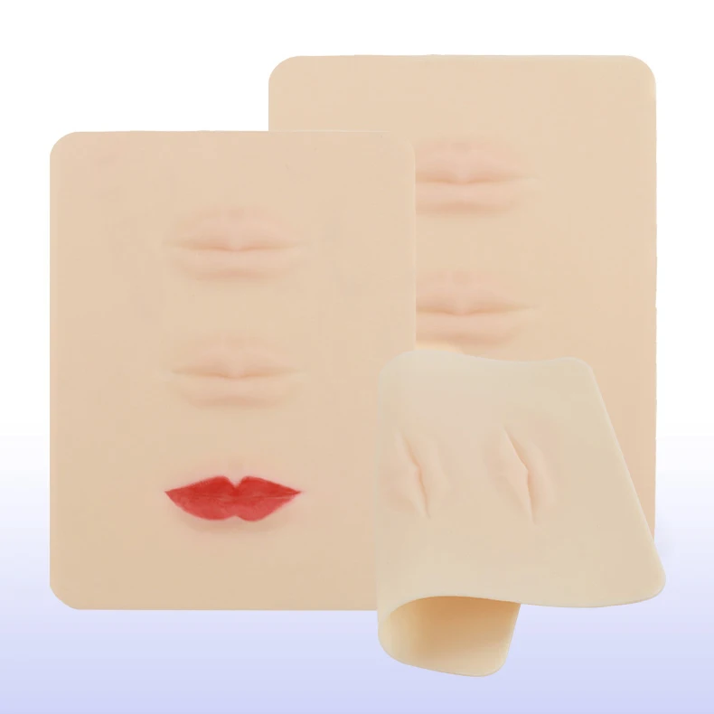 permanent makeup training lips silicone microblading 3d tattoo practice skin