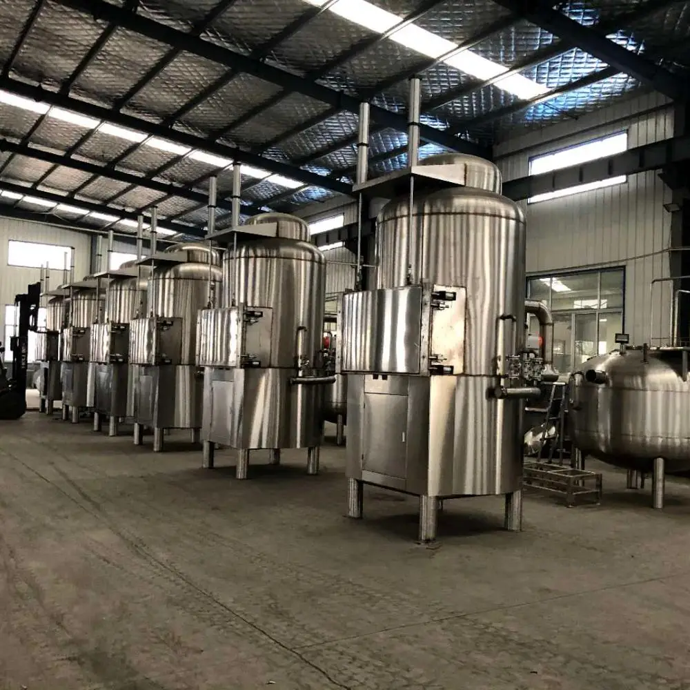 Вакуумная фритюрница, Промышленный автоматический вакуумный аппарат для жарки фруктов и овощей