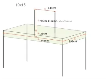 Производитель 3x4 5 м алюминиевая рама 600D полиуретановое покрытие 10x10 футов палатки для выставочных стендов мероприятий
