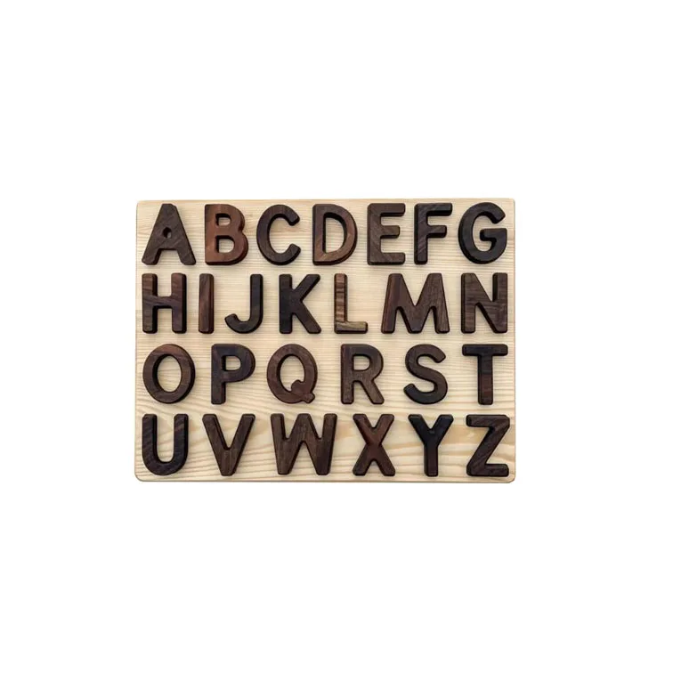 Wooden Number puzzle 0-9 numbers