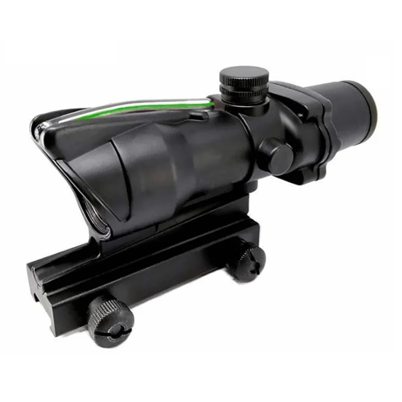 ACOG Стиль 4x32 красная точка прицел истинное волокно красный/зеленый светящийся
