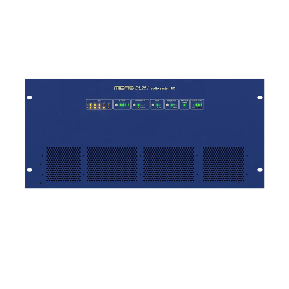 Midas DL251 Stagebox 48 Mic/Line Inputs and 16 Mic/Line Outputs Use For Midas Digital Consoles