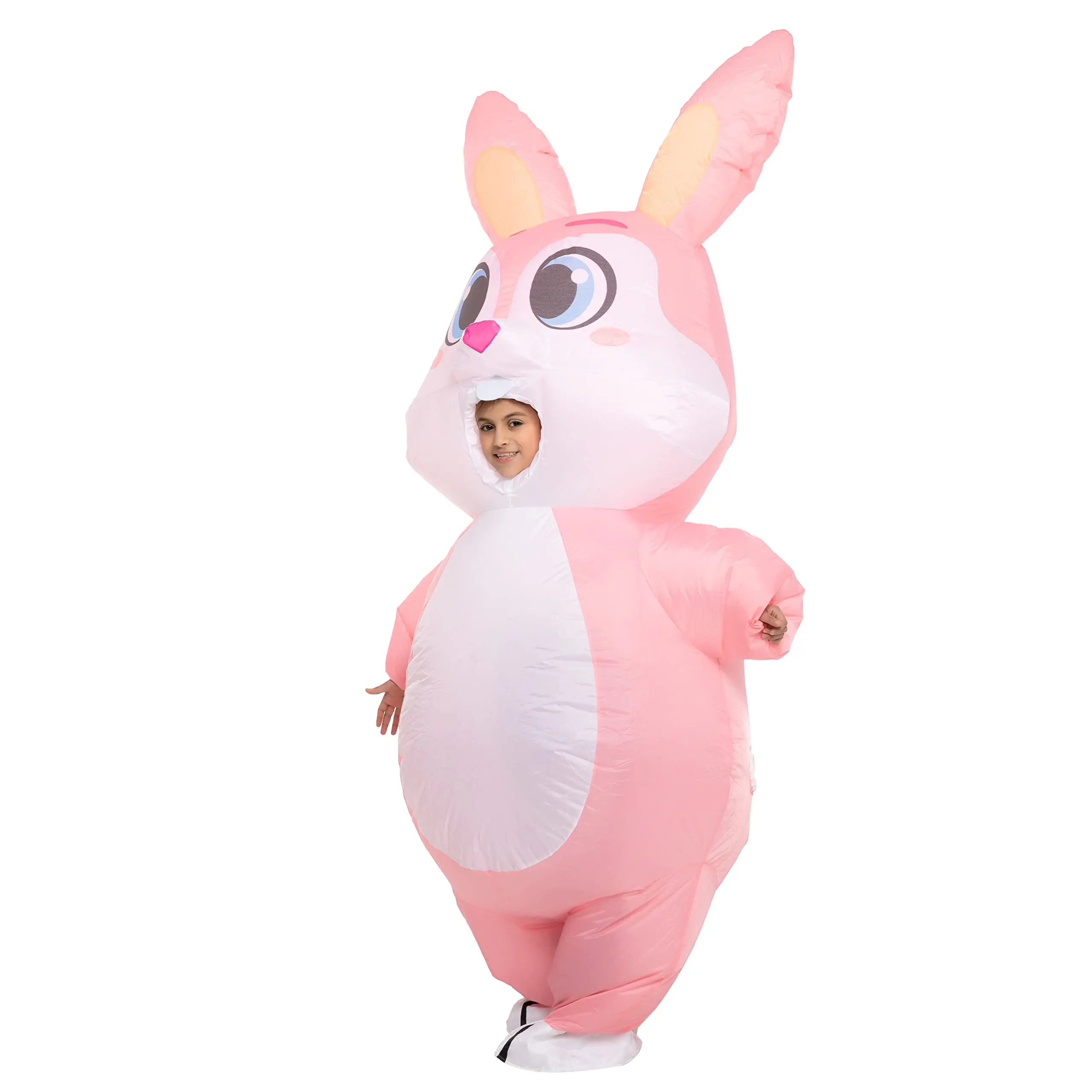Wholesale Free Size Walking 210T Happy Easter Rabbit Inflatable Costume