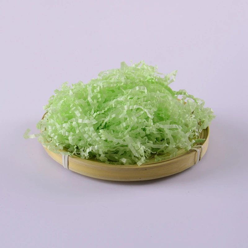 20GSM YS-032 Melon Yellow Wrapping Paper Shredded 100% Recycled Void Fill Kraft Paper