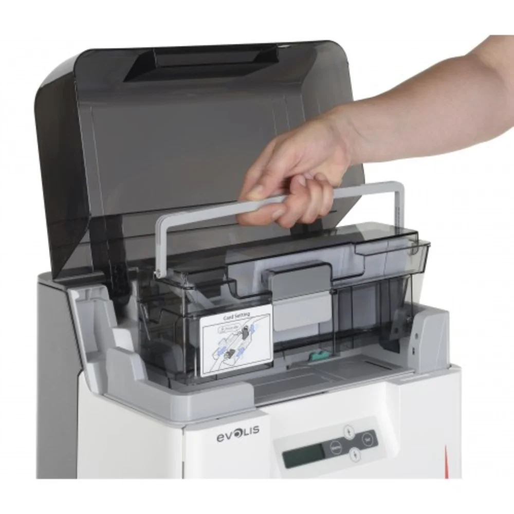 Evolis Avansia Dual-sided photo ID card printer USB Ethernet 600 dpi
