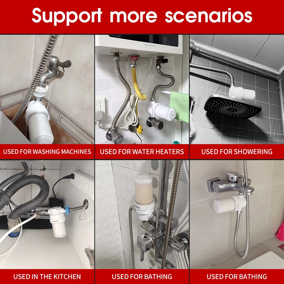 5 micron PP cotton filter core shower water filter is suitable for shower filter shower nozzle