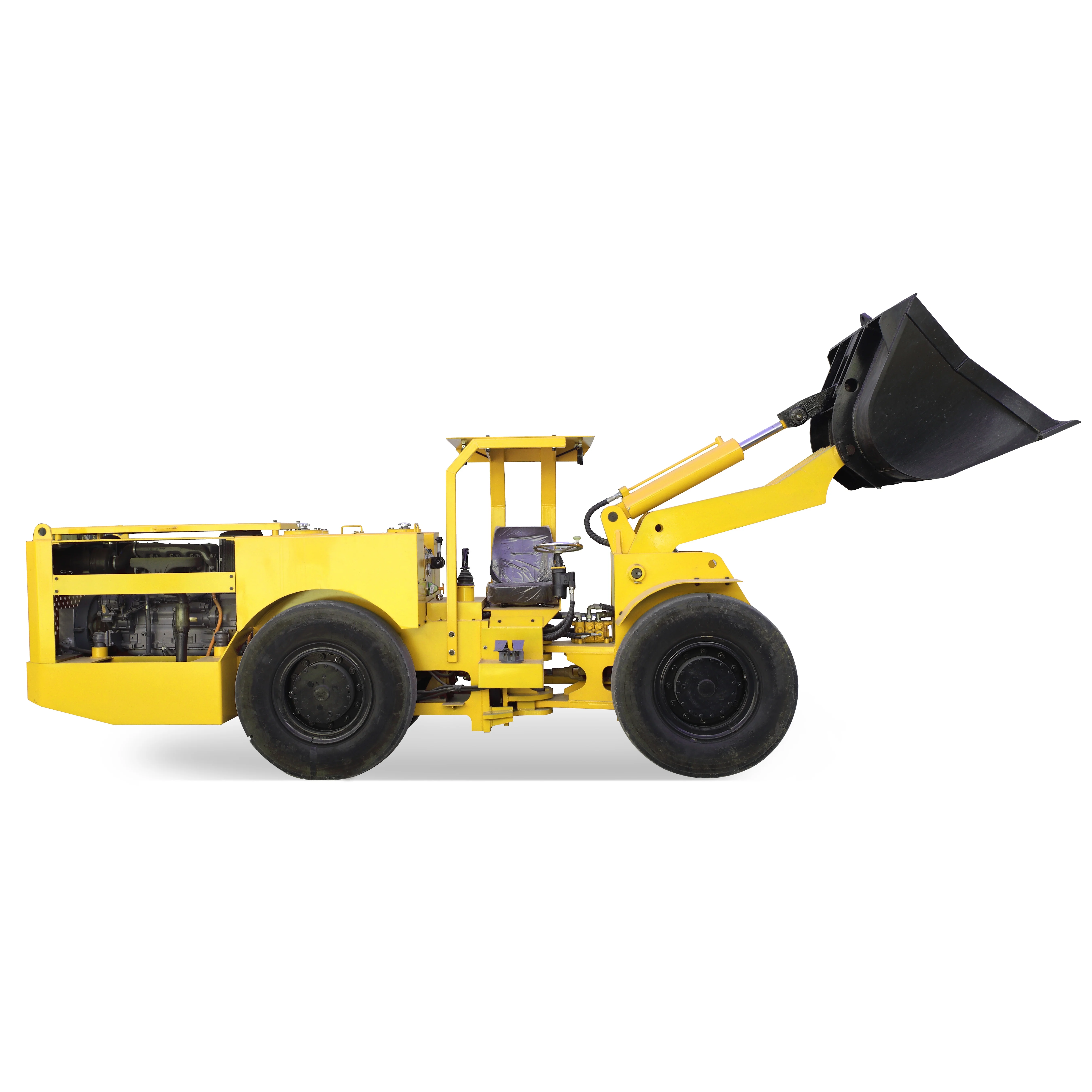 Manufacturer High Quality diesel WJ-1cbm Ore Mine Dana Axles Underground Loader Scooptram Mining LHD