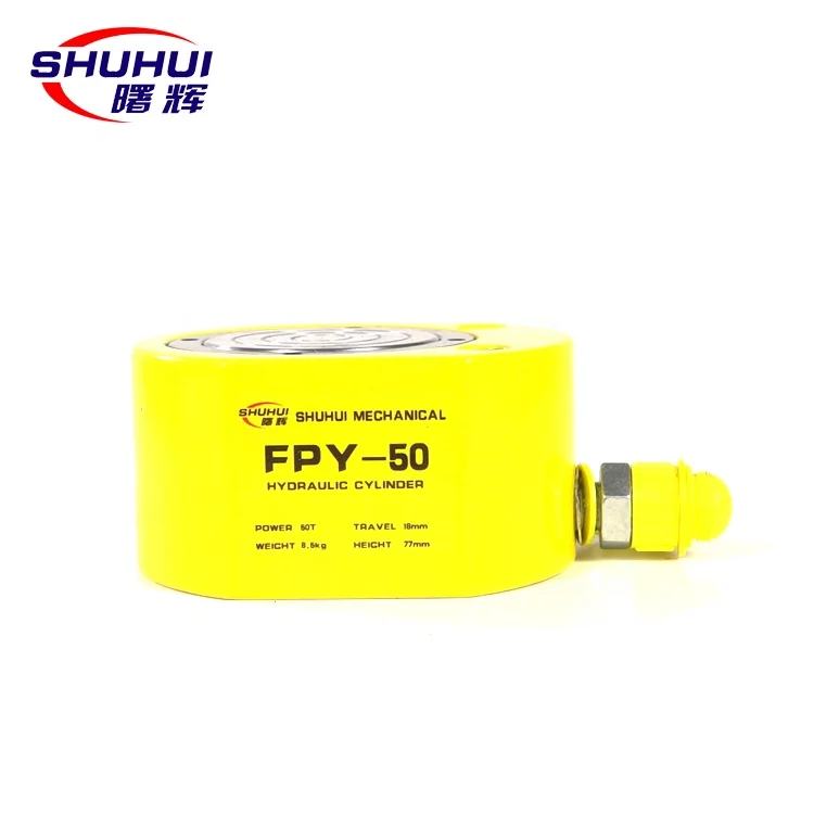 FPY-5 China Advanced 5Ton Hydraulic Oil Cylinder Hydraulic Jack Thin Type Hydraulic Oil Cylinder Separate Jack