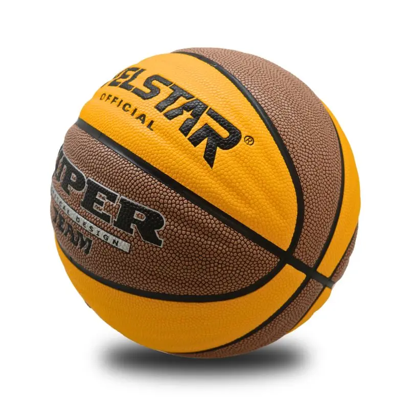Welstar Laminated leather Basketball with Custom Logo and PU leather Official Size 7 basketball for Training