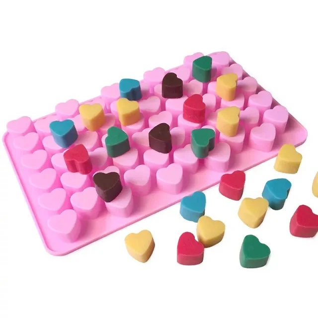 Hot sell heart-shaped chocolate Multi Function Silicone Rubber Soap Mold Chocolate Mould