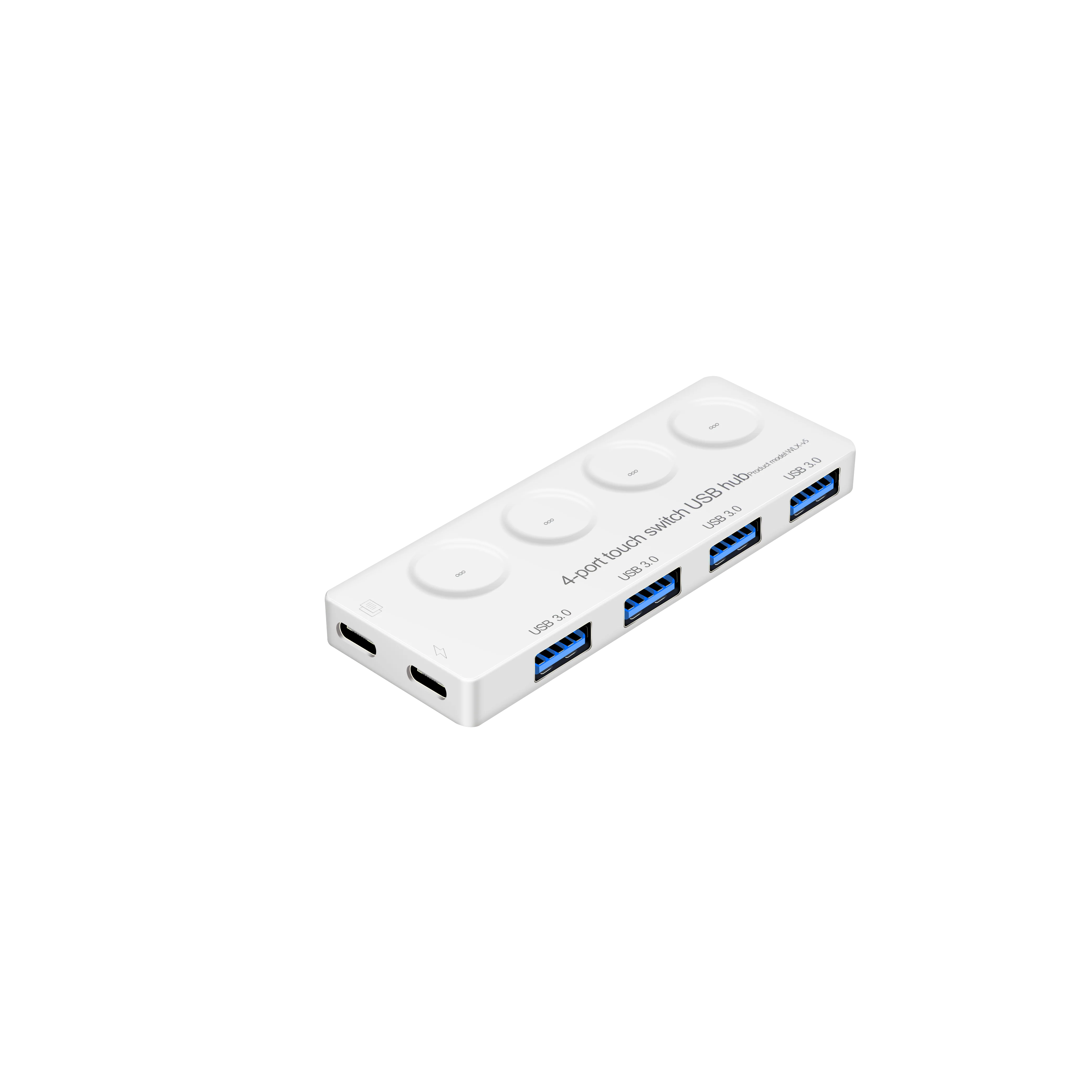 
USB Hub Laptop Computer Multifunction Wholesale touch HUB Usb type c 6 in one ports 3.0 Hub Switch Stock ROHS FCC CE 