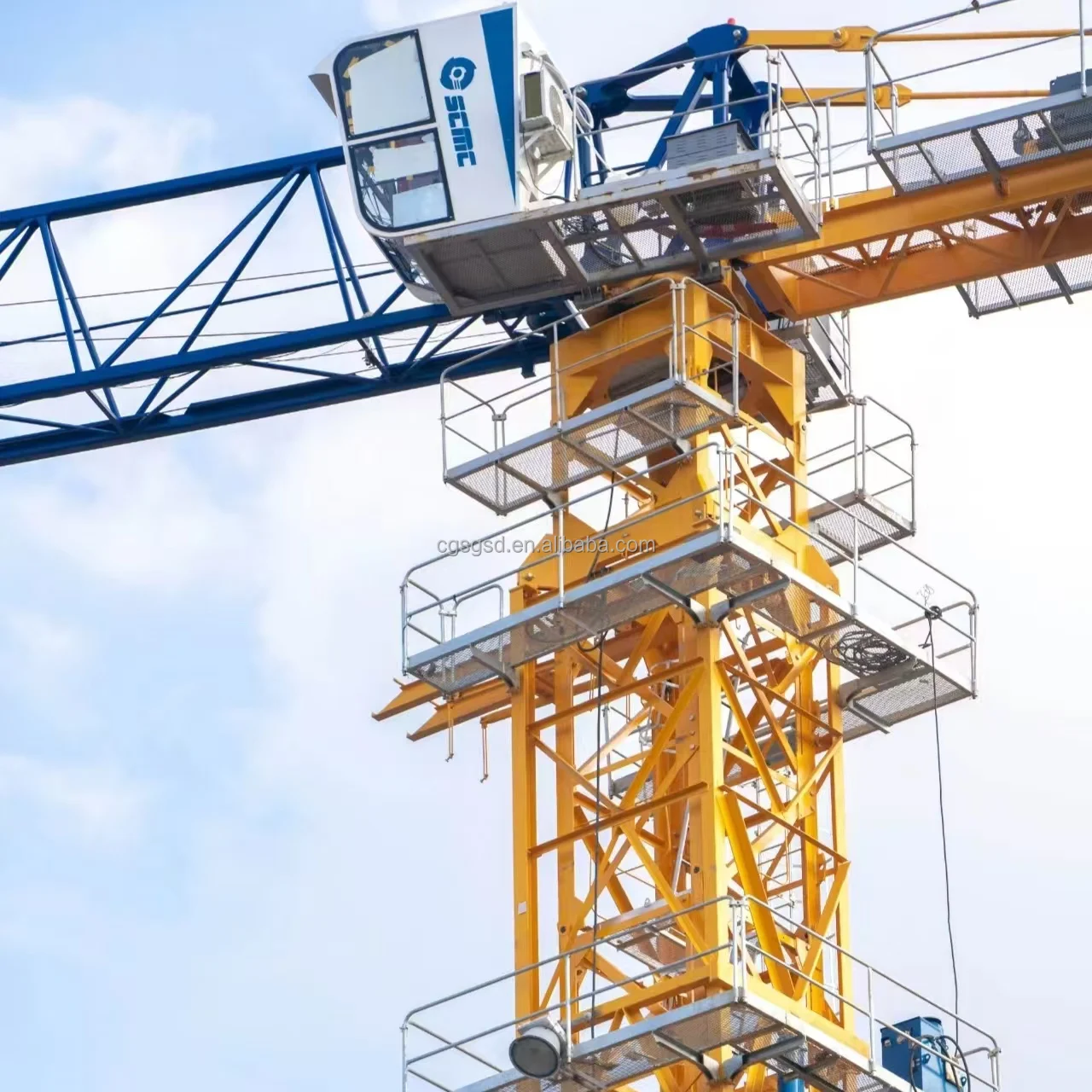 6013 heavy objects tower cranes top tower crane construction Cheap and durable flat top tower crane construction