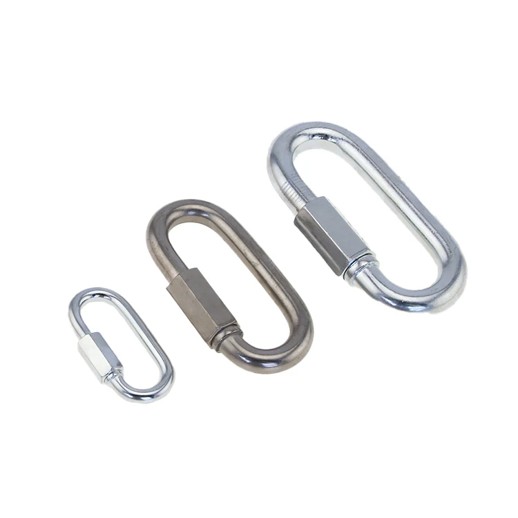 Long Type Stainless Steel Quick Link for Industrial and Marine Rigging