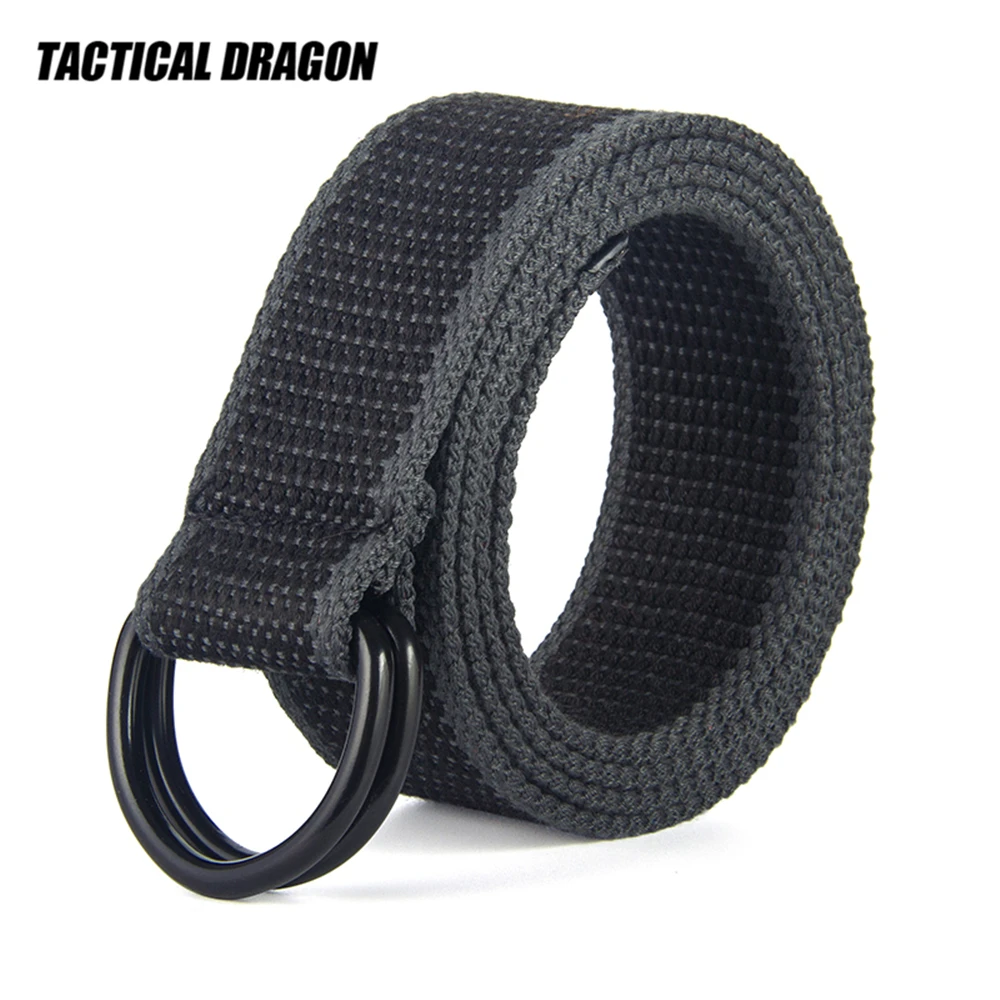 
Spot hot sale 17 color double ring canvas belt solid color simple wind teen adjustable inner belt custom printed belts 