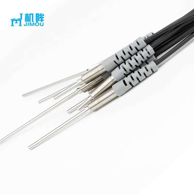 Manufactures M6 Optical Fiber Sensor Elbow diffuse reflection fiber optic sensor