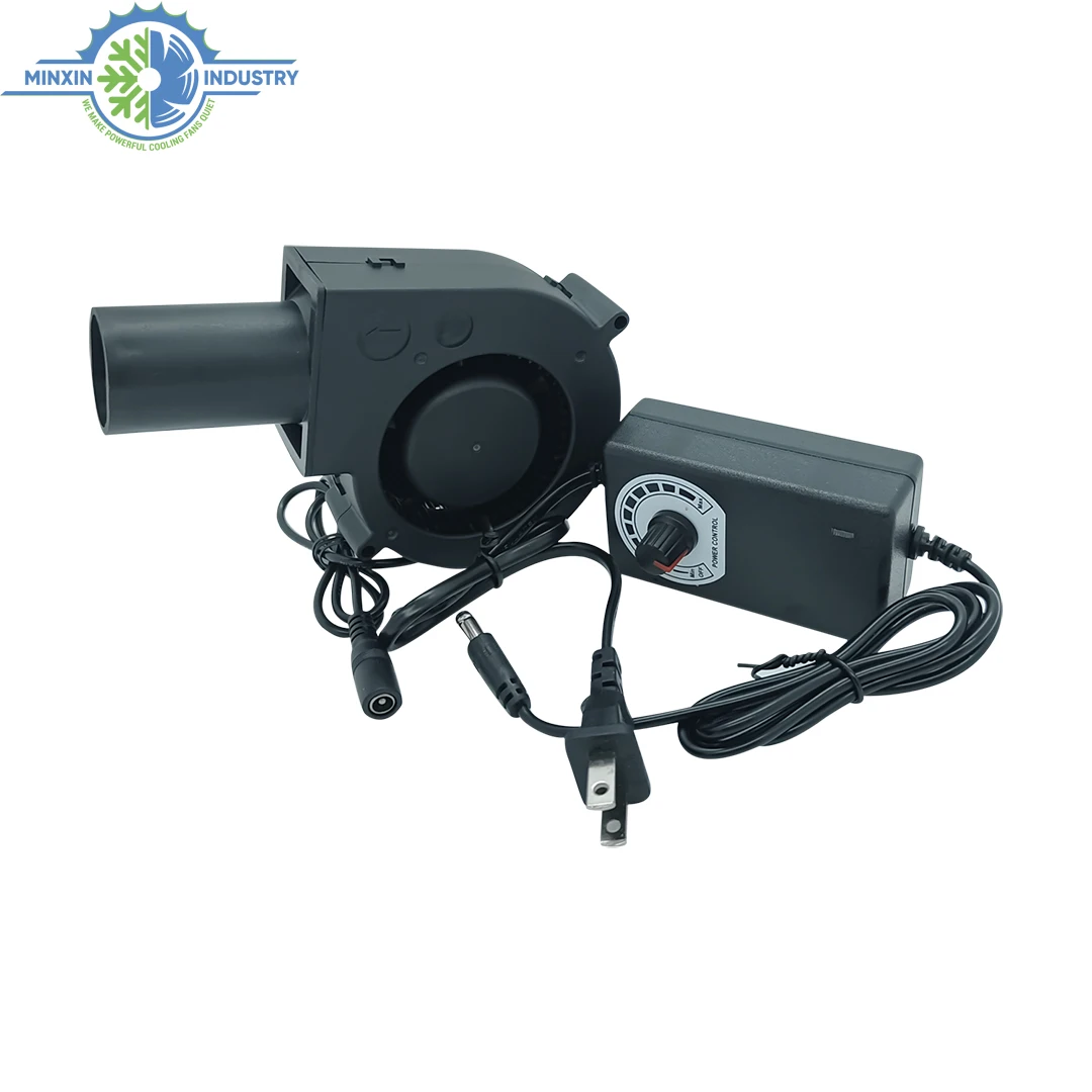 5V Variable Speed Blower Fan Adjustable Solar Blower Turbo Fan with Speed Controller set for BBQ Stove