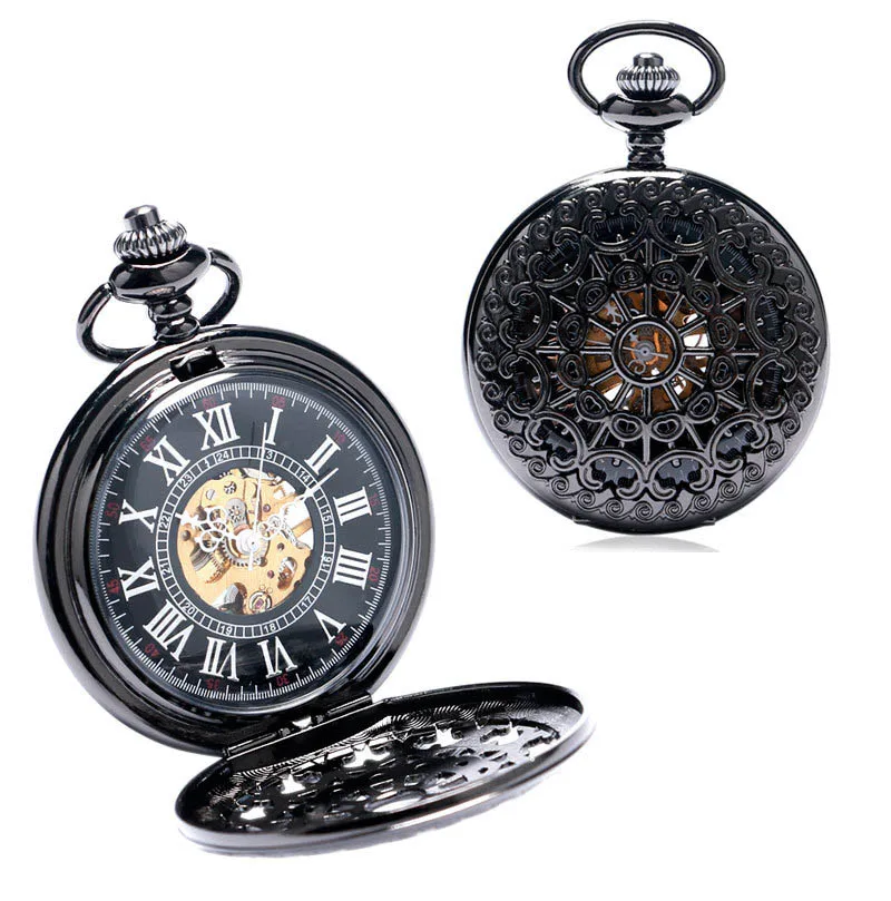 SW-102 Fashion High Quality Retro Chain Pocket Watch Man Mechanical Pocket Watch