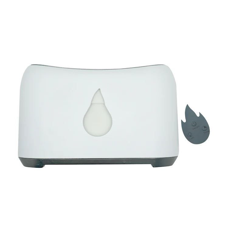 Portable 300Ml Home Aroma Oil Diffuser Usb Flame Light Remote Control Air Humidifier