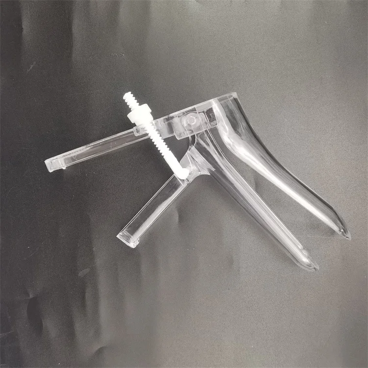 Sterile Disposable Plastic Medical Vaginal Speculum With Side Screw